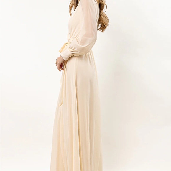 Bohme Veronica Maxi Dress in Cream - Picture 3 of 5